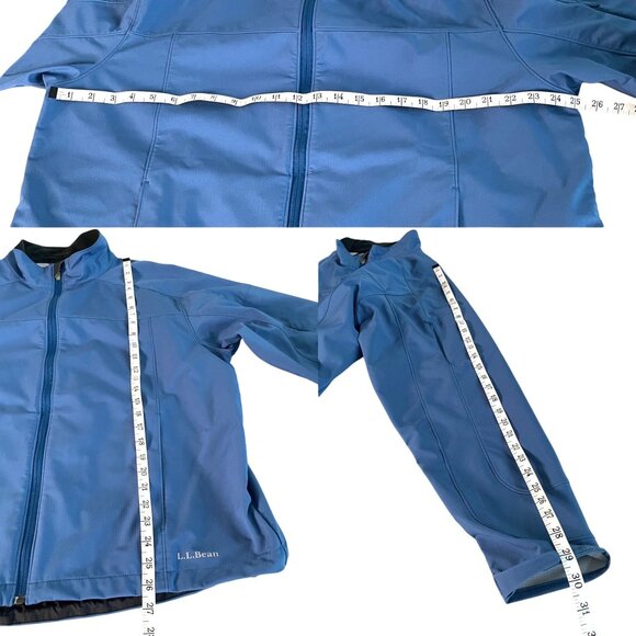 L.L.Bean Men’s Blue Full-Zip Lightweight Jacket Water-Resistant Size X-Large - Picture 9 of 10